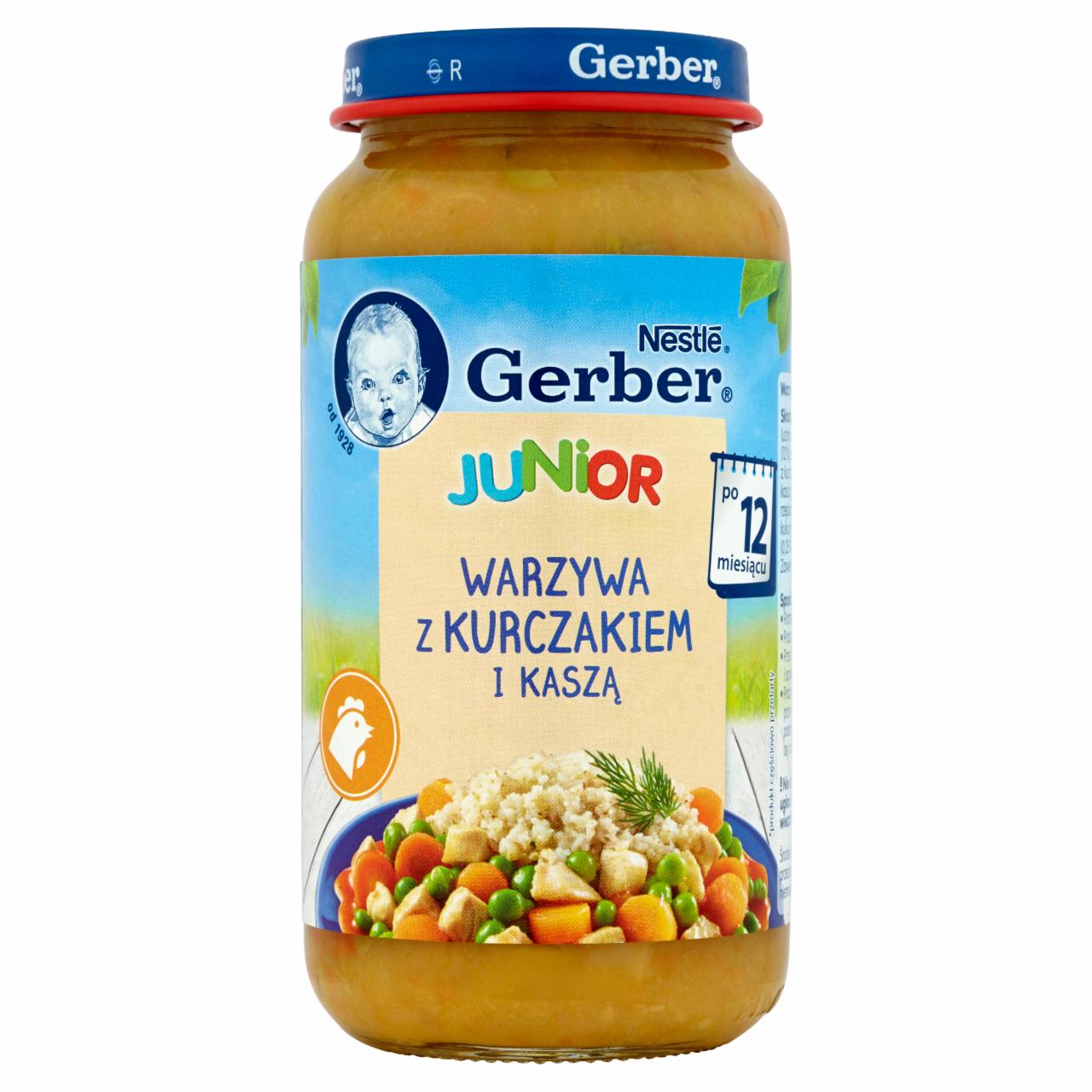 Zdjęcia - Gerber warzywa z kurczakiem i kaszą