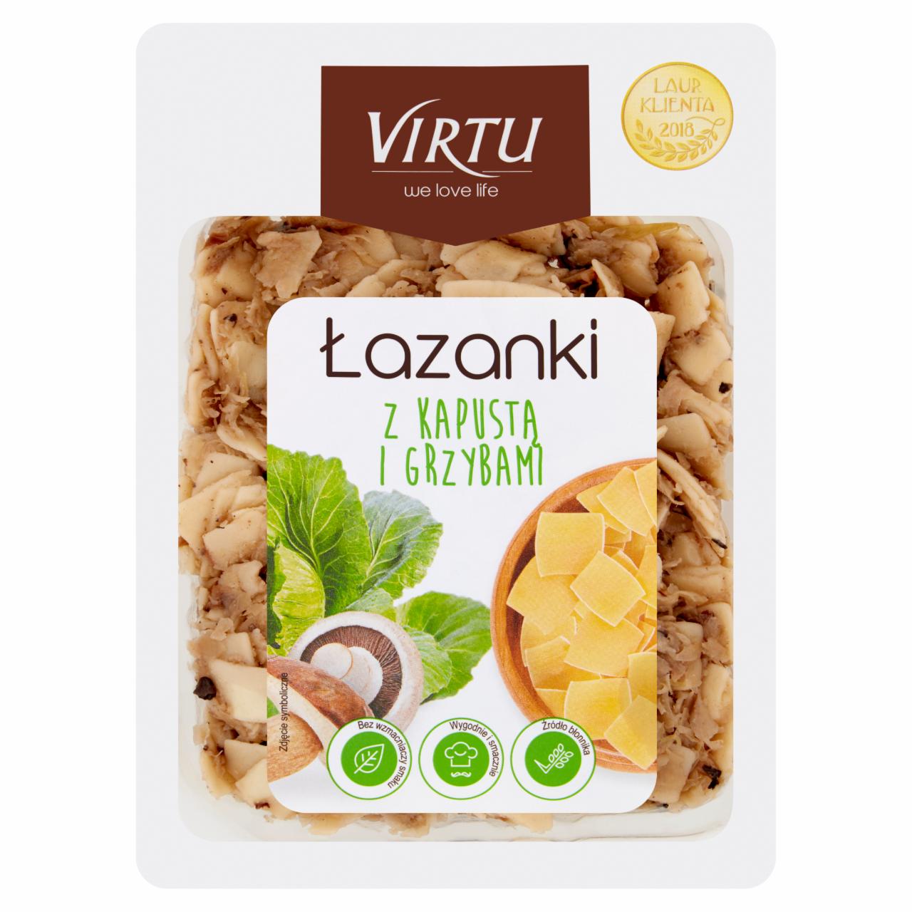 Zdjęcia - Virtu Łazanki z kapustą i grzybami 400 g