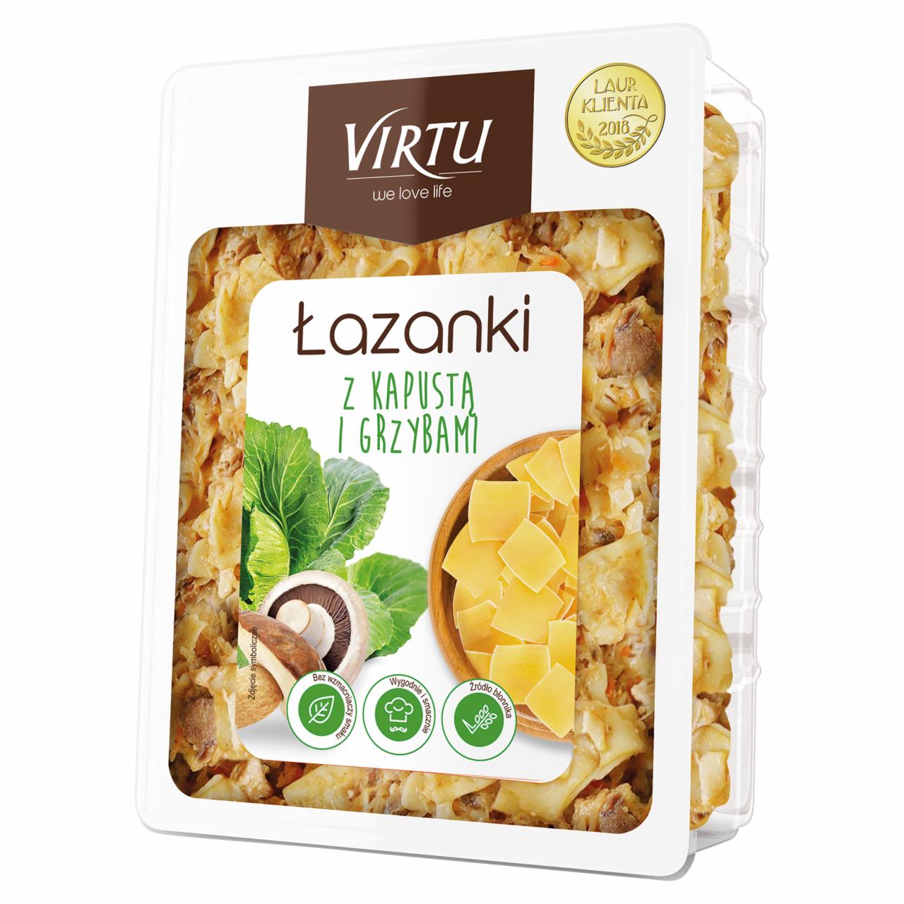 Zdjęcia - Virtu Łazanki z kapustą i grzybami 400 g