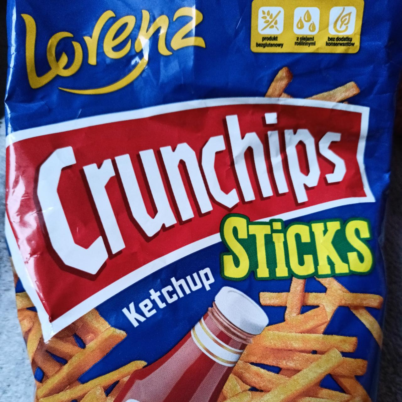 Zdjęcia - Crunchips ketchup sticks Lorenz