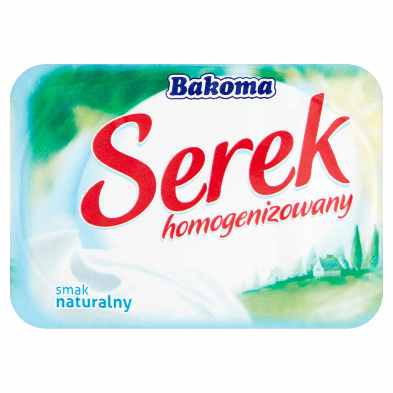 Zdjęcia - Bakoma Serek homogenizowany smak naturalny 150 g
