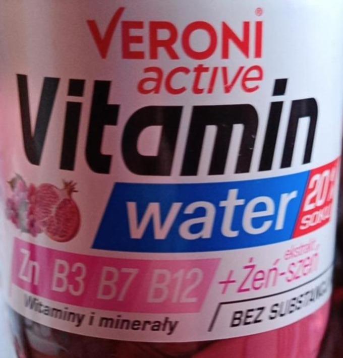 Zdjęcia - Vitamin water granat Veroni