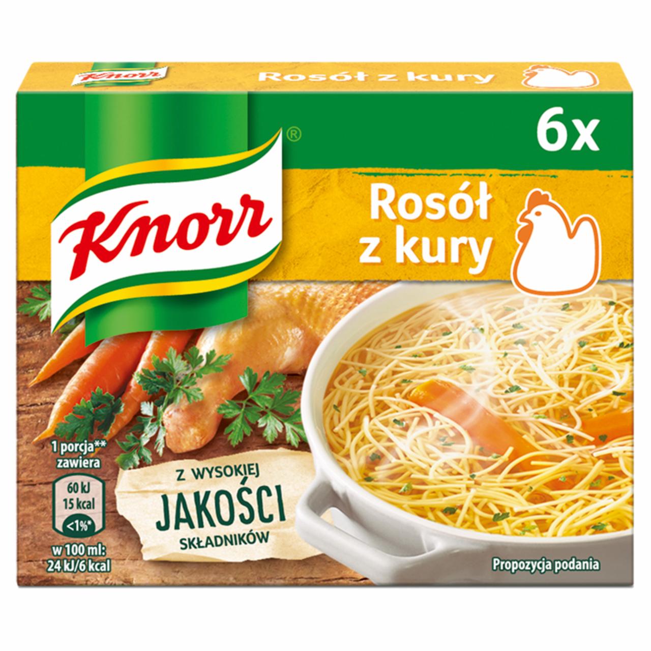 Zdjęcia - Knorr Rosół z kury 60 g (6 x 10 g)