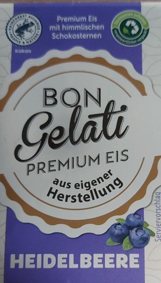 Zdjęcia - Bourbon vanilla & blueberry ice cream Gelatelli