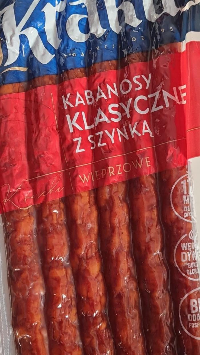 Zdjęcia - Kabanosy klasyczne z szynka wieprzowe Krakus