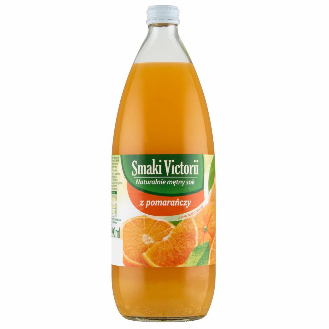 Zdjęcia - Smaki Victorii Naturalnie mętny sok z pomarańczy 990 ml