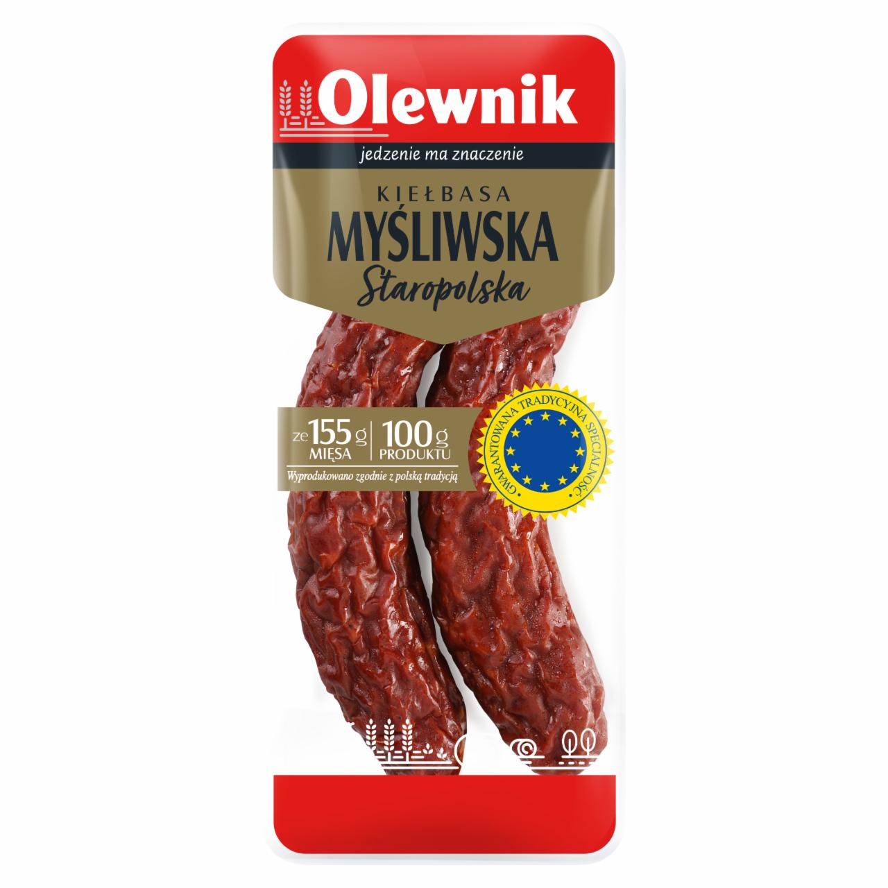 Zdjęcia - Kiełbasa myśliwska staropolska Olewnik