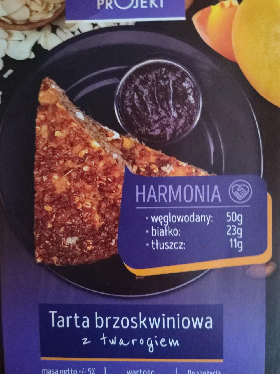 Zdjęcia - Tarta brzoskwiniowa z twarogiem projekt