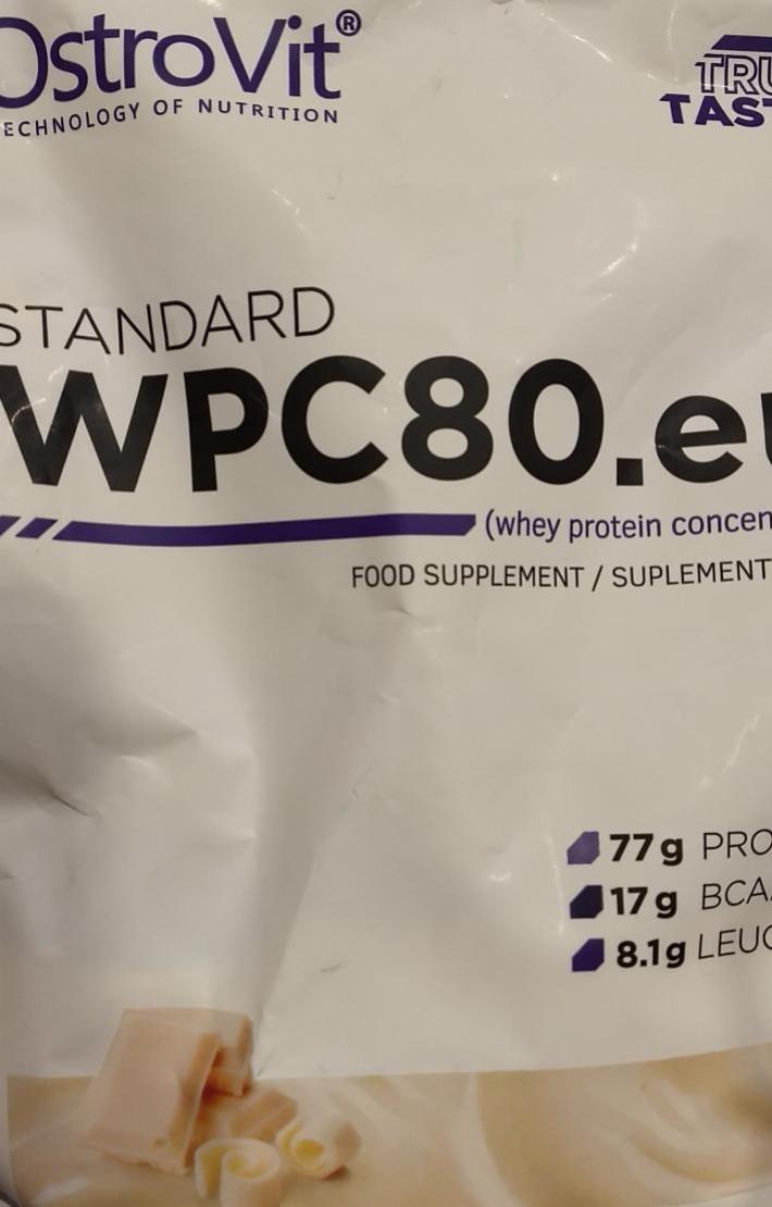 Zdjęcia - OstroVit WPC80 economy 900g - Biała czekolada