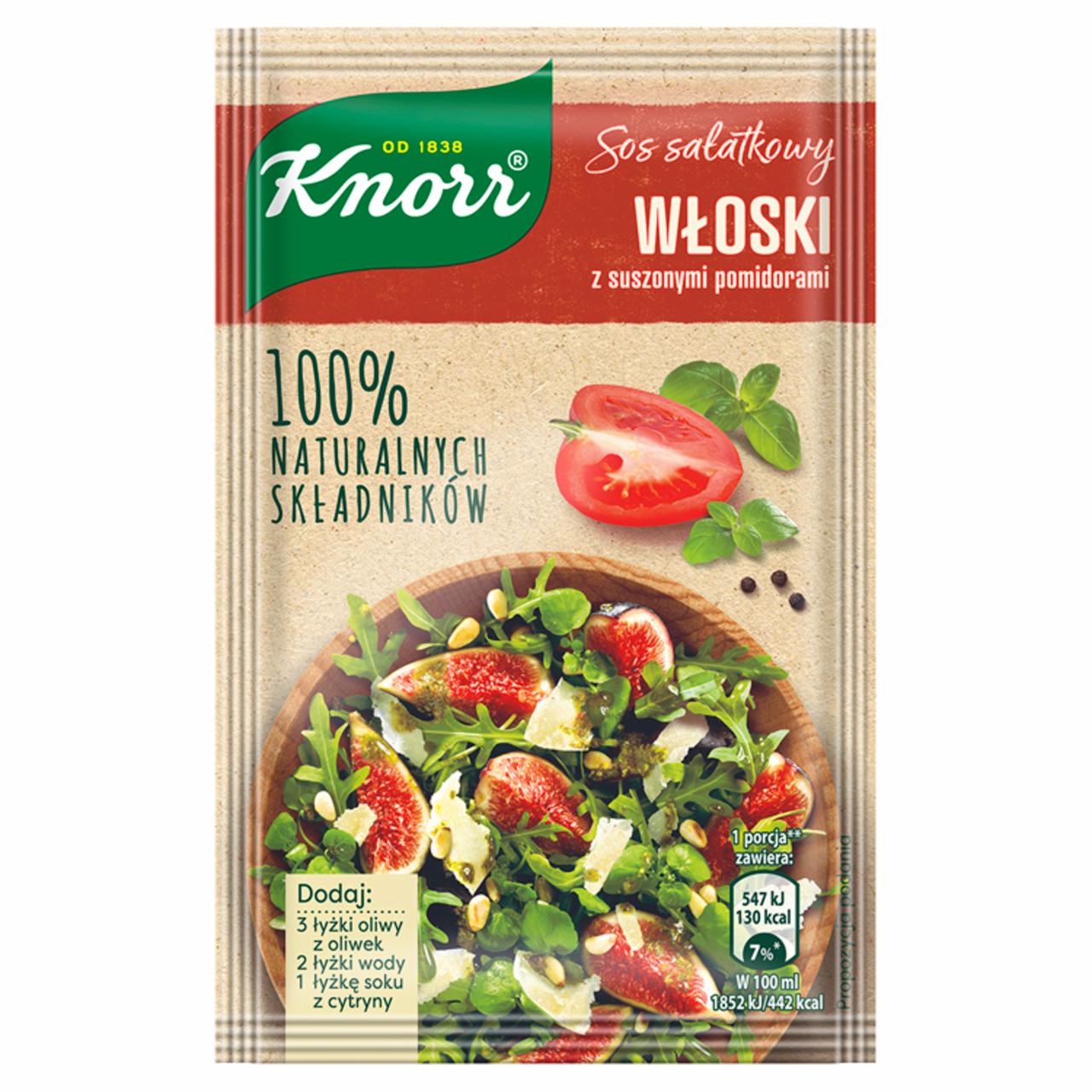 Zdjęcia - Knorr Sos sałatkowy włoski z suszonymi pomidorami 8,2 g