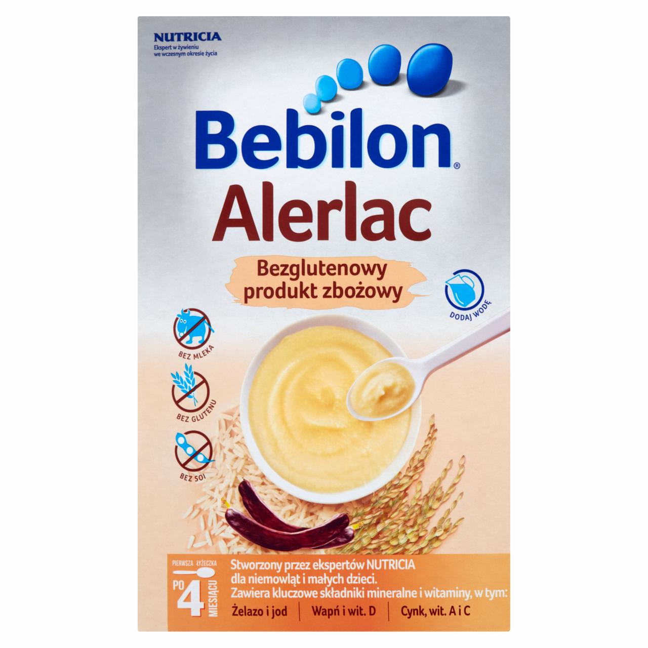 Zdjęcia - Bebilon Alerlac Bezglutenowy produkt zbożowy po 4 miesiącu 400 g