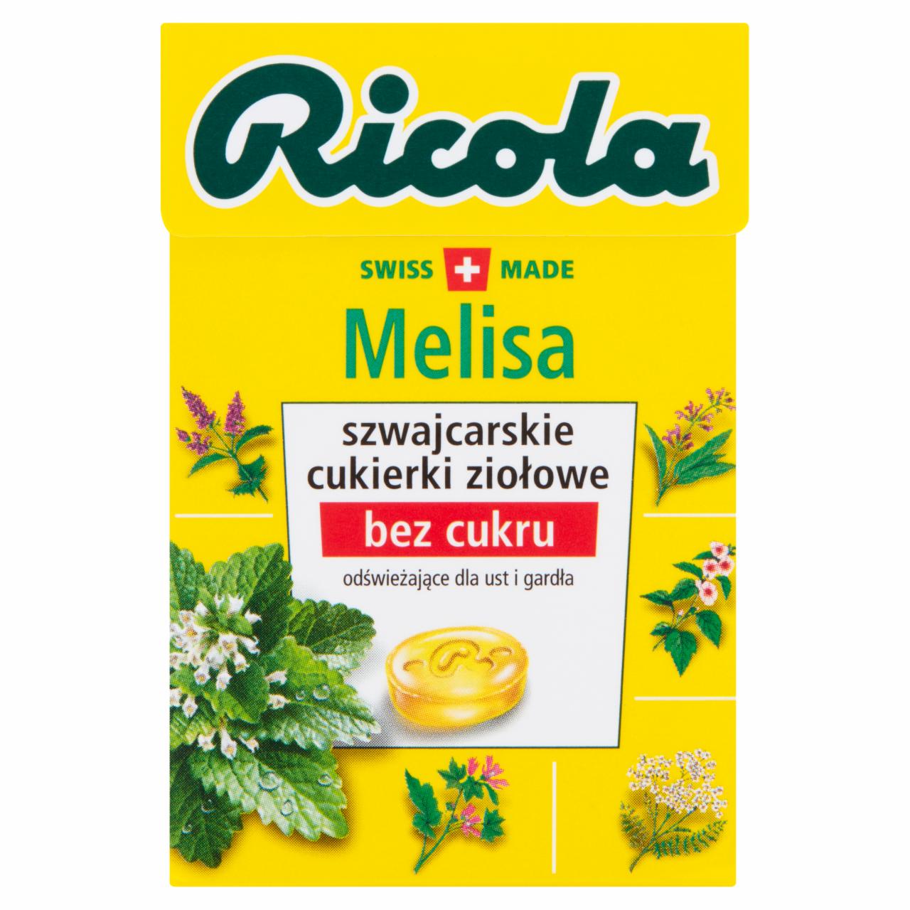 Zdjęcia - Ricola Szwajcarskie cukierki ziołowe melisa 27,5 g