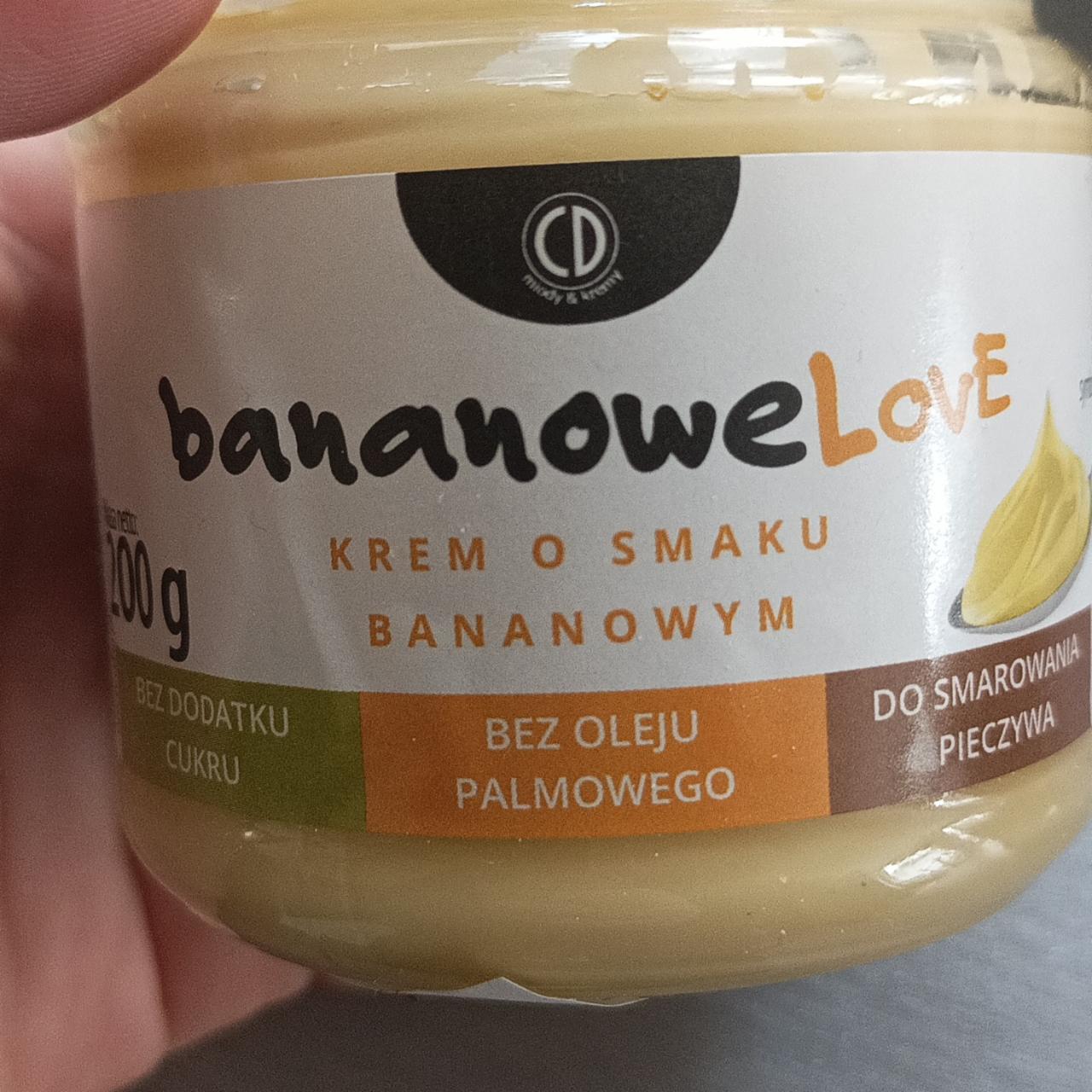 Zdjęcia - BananoweLove krem o smaku bananowym bez dodatku cukru CD