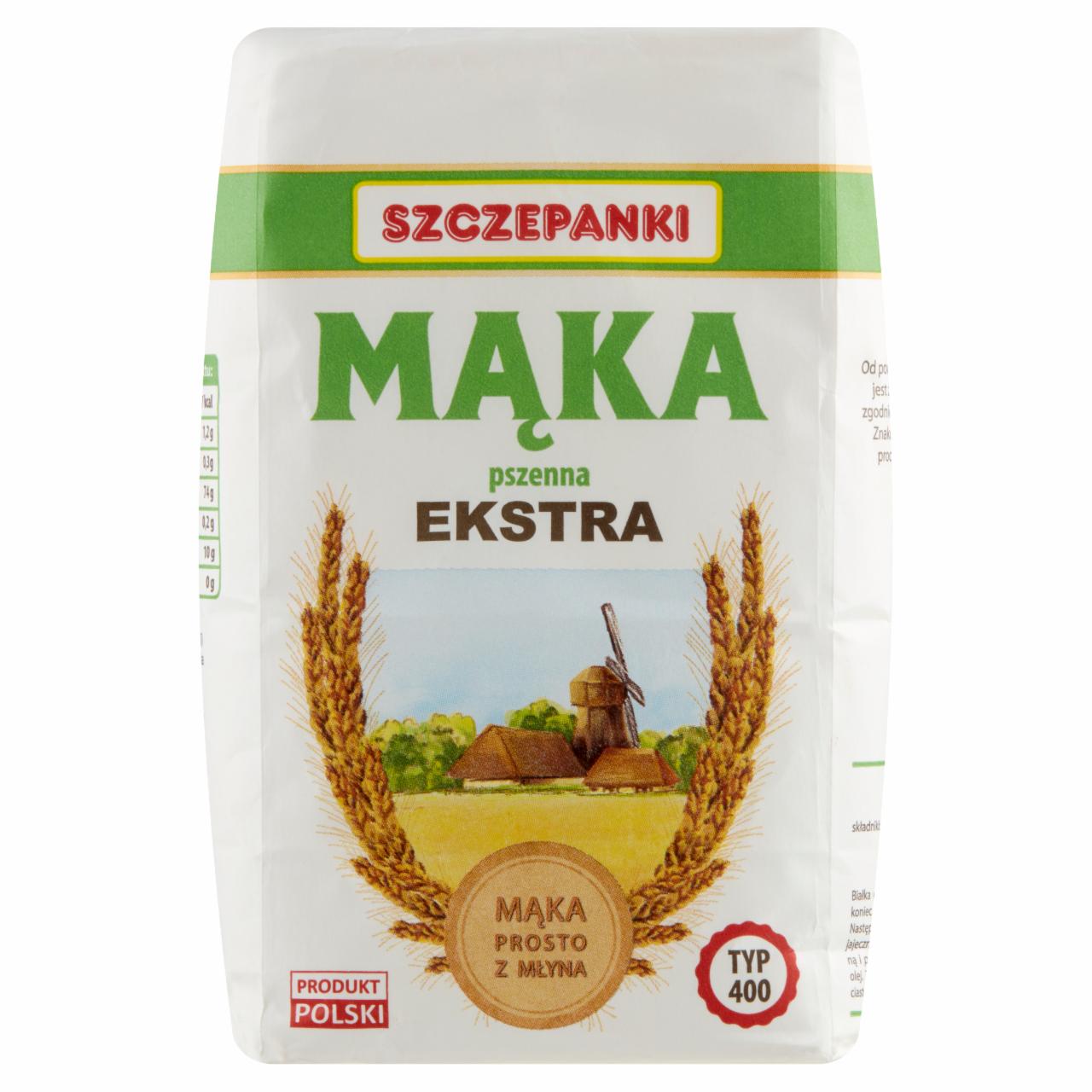 Zdjęcia - Szczepanki Mąka pszenna extra typ 400 1 kg