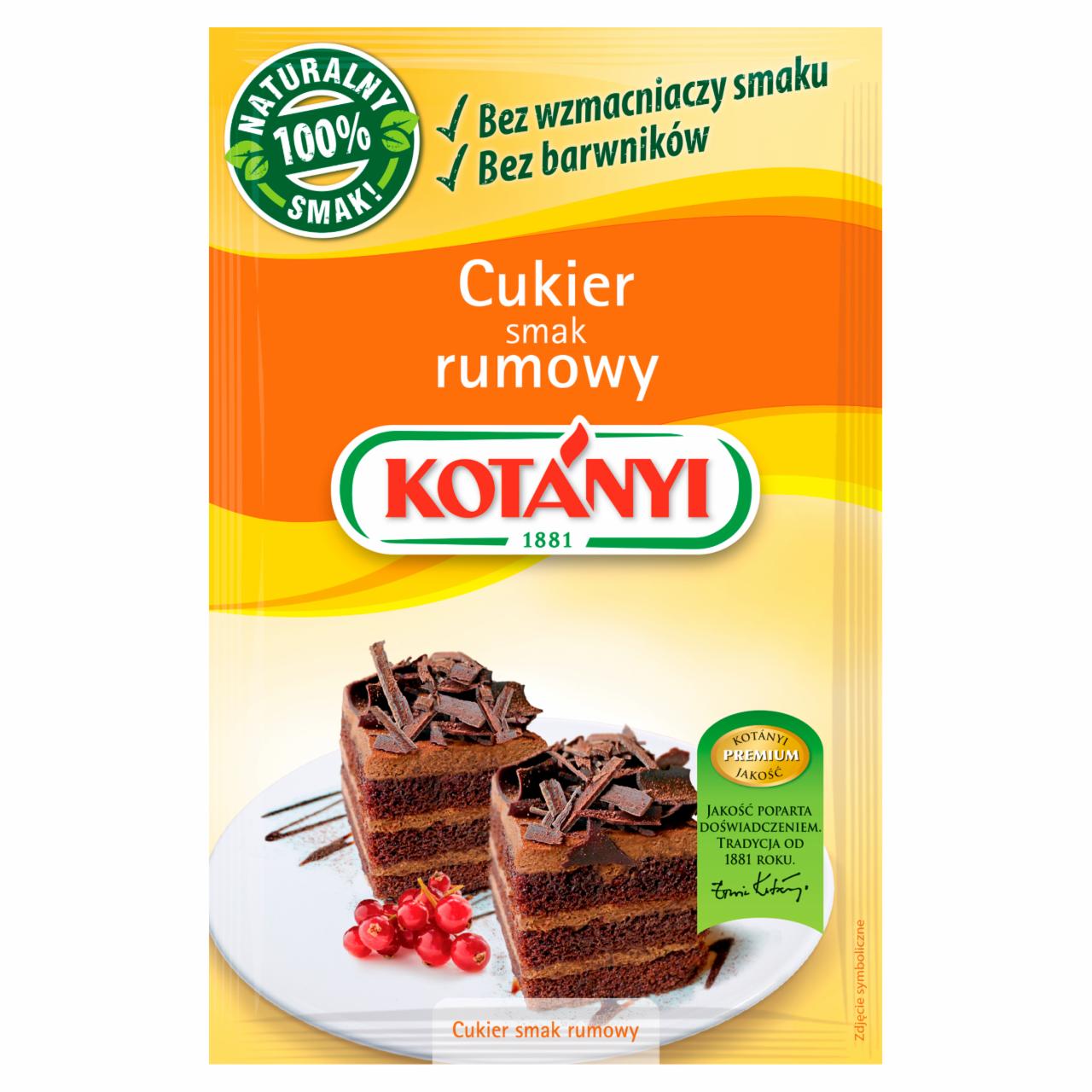 Zdjęcia - Kotányi Cukier smak rumowy 30 g