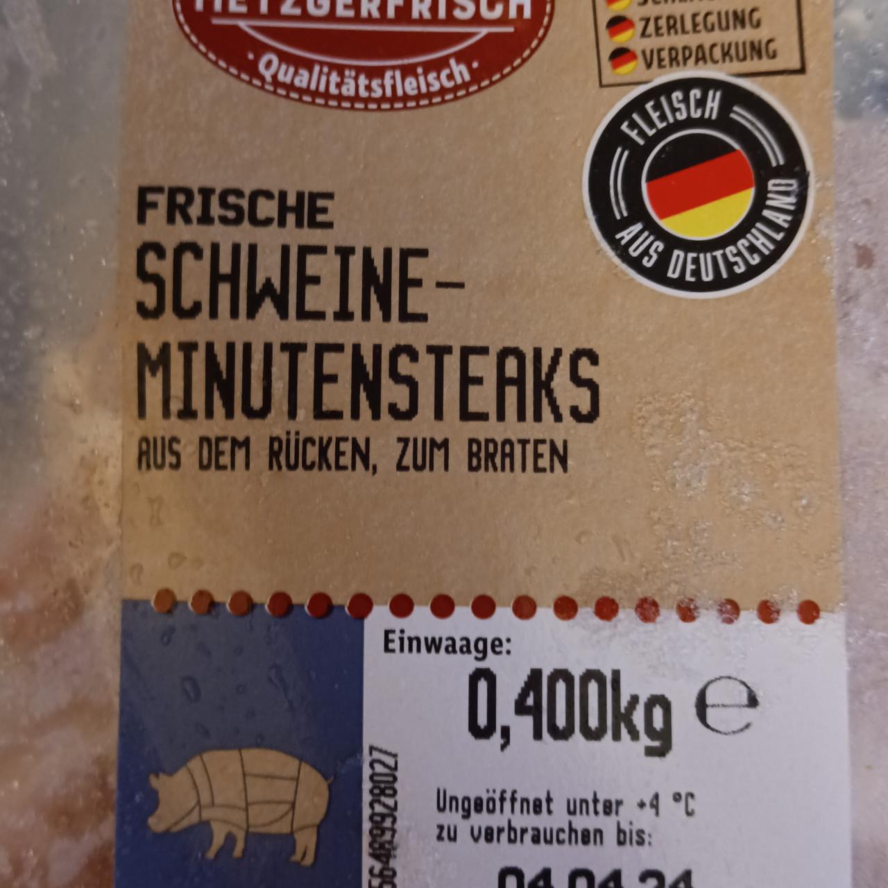 Zdjęcia - Schweine-Minutensteaks Metzgerfrisch