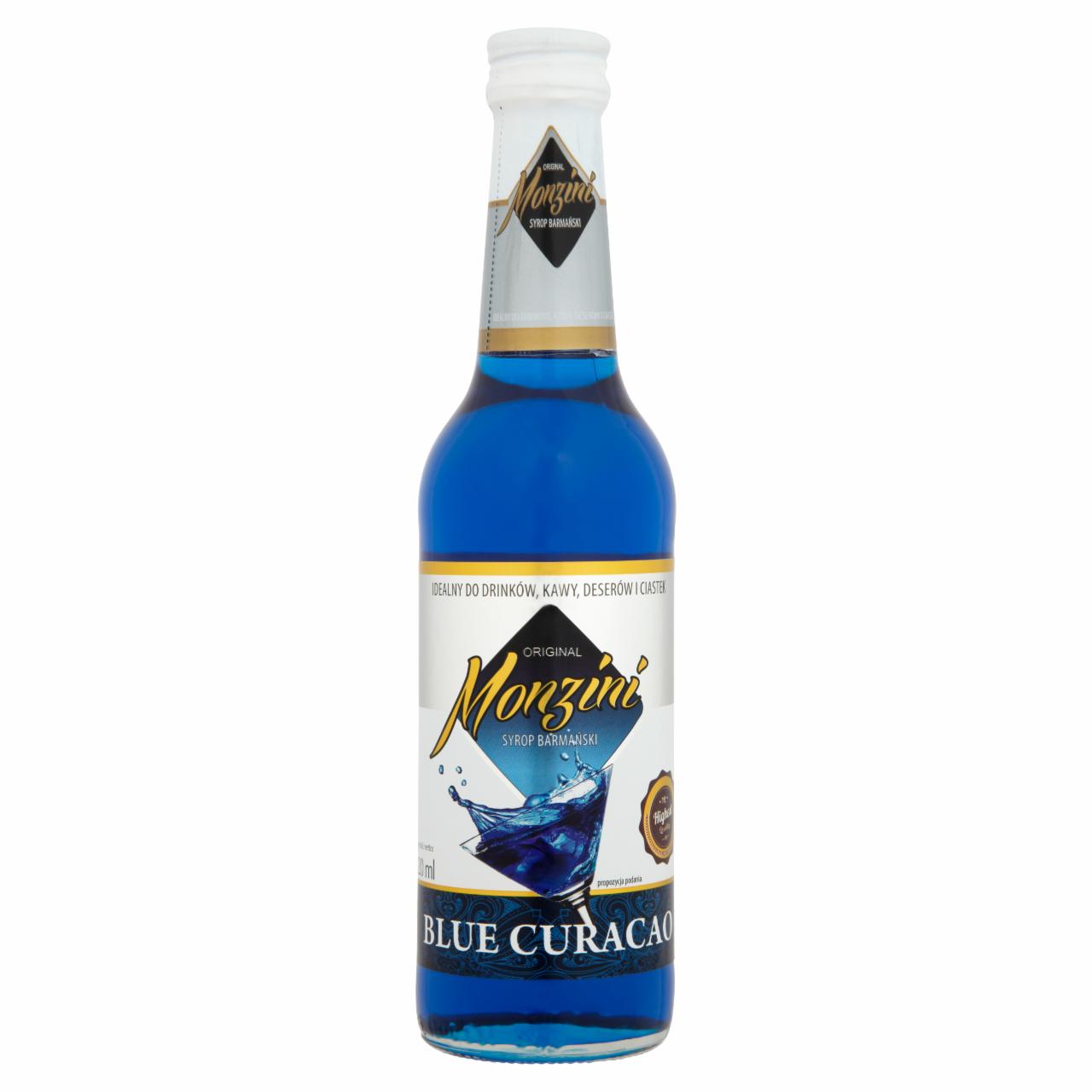 Zdjęcia - Monzini Blue Curacao Syrop barmański 320 ml