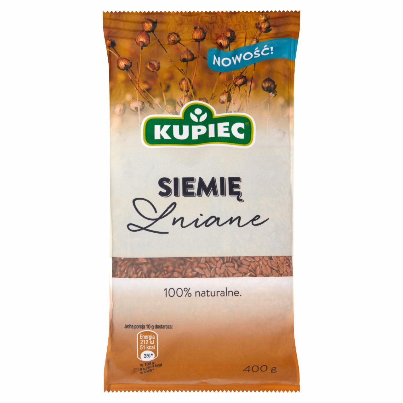 Zdjęcia - Kupiec Siemię lniane 400 g