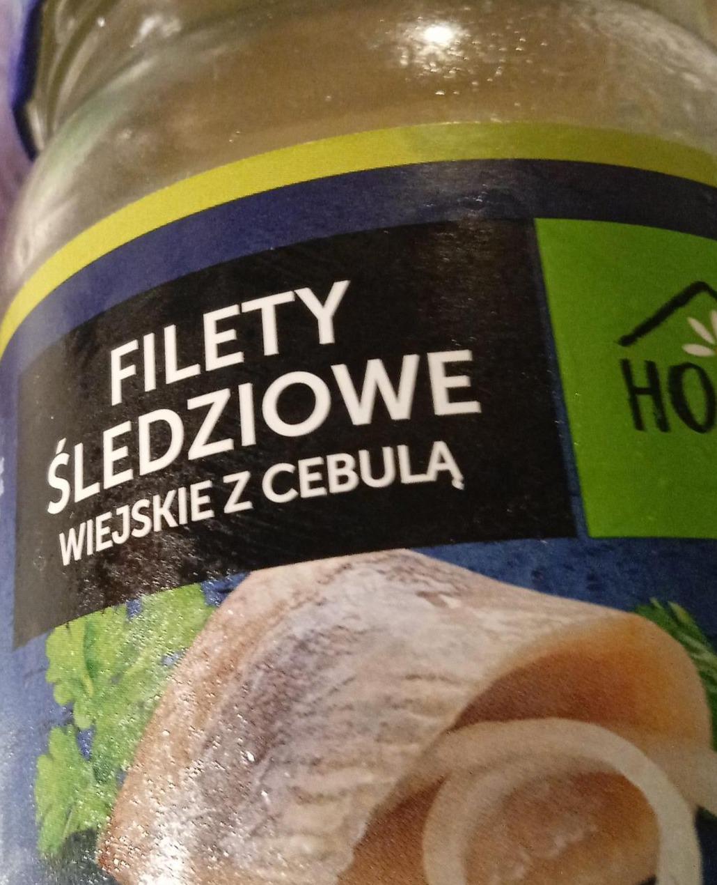 Zdjęcia - filety śledziowe wiejskie z cebulą Stokrotka home food