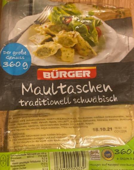 Zdjęcia - Maultaschen Burger 360g