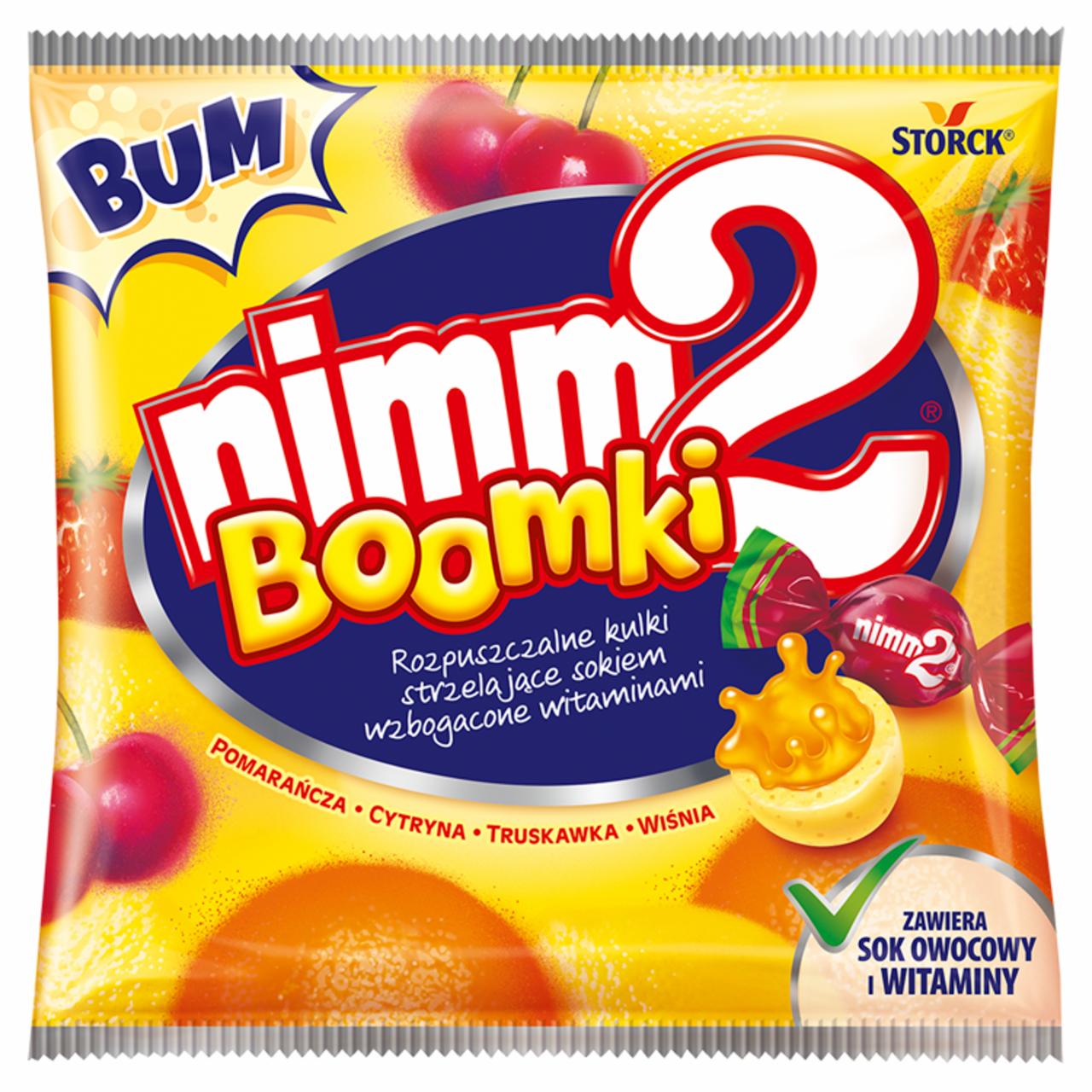 Zdjęcia - nimm2 Boomki Rozpuszczalne cukierki owocowe wzbogacone witaminami 90 g