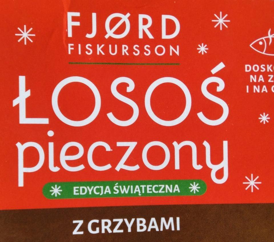 Zdjęcia - Łosoś pieczony atlantycki z suszonymi grzybami Fjord Fiskursson