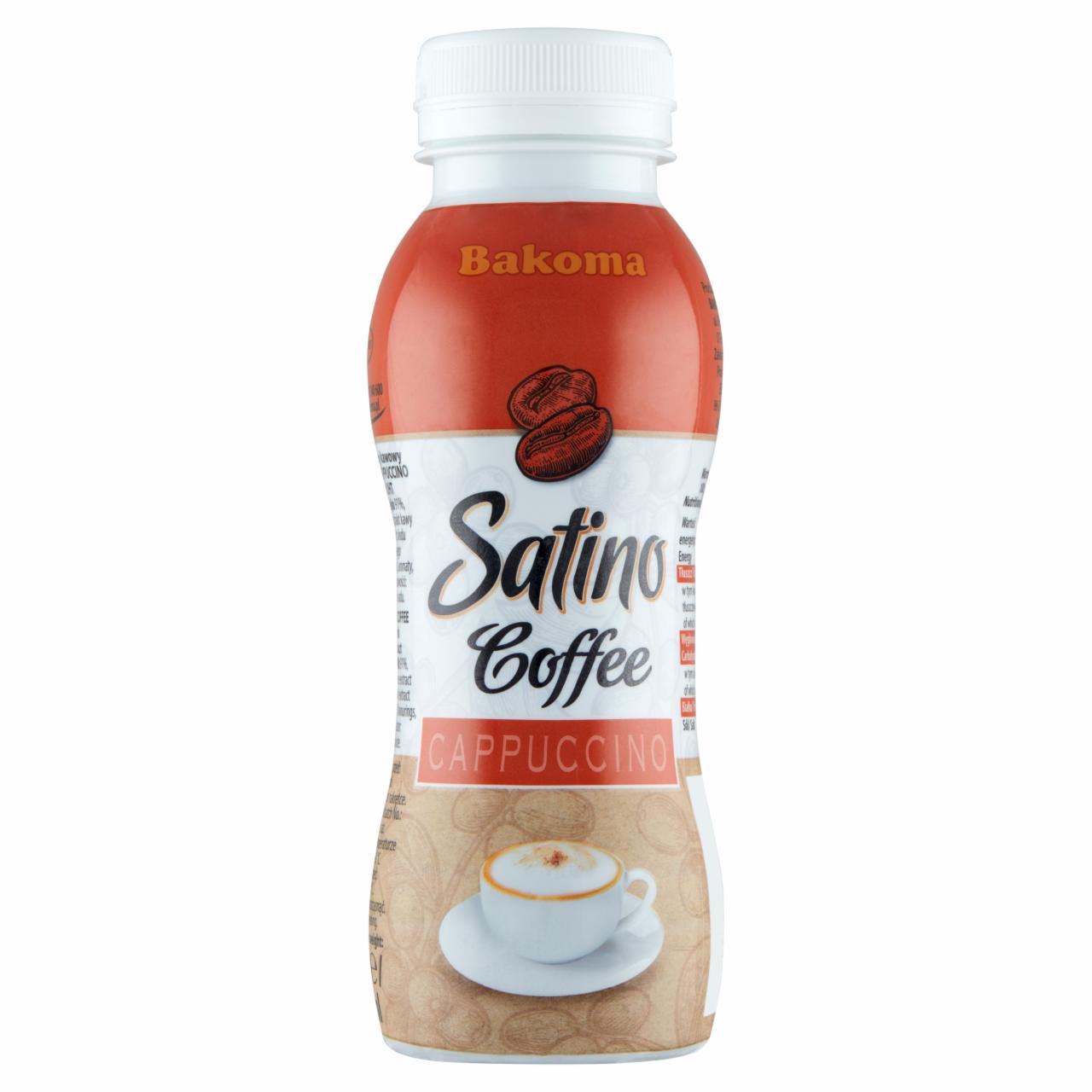 Zdjęcia - Bakoma Satino Cappuccino Napój mleczny kawowy 230 g