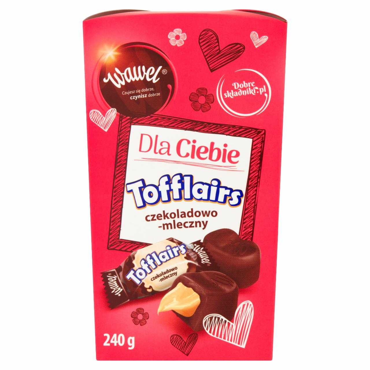 Zdjęcia - Wawel Tofflairs czekoladowo-mleczny Pomadki mleczne niekrystaliczne 240 g