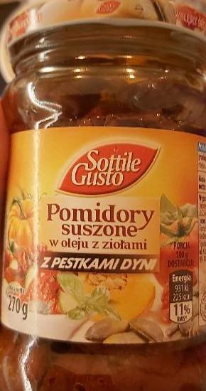 Zdjęcia - Pomidory suszone w oleju z ziołami Sottile Gusto
