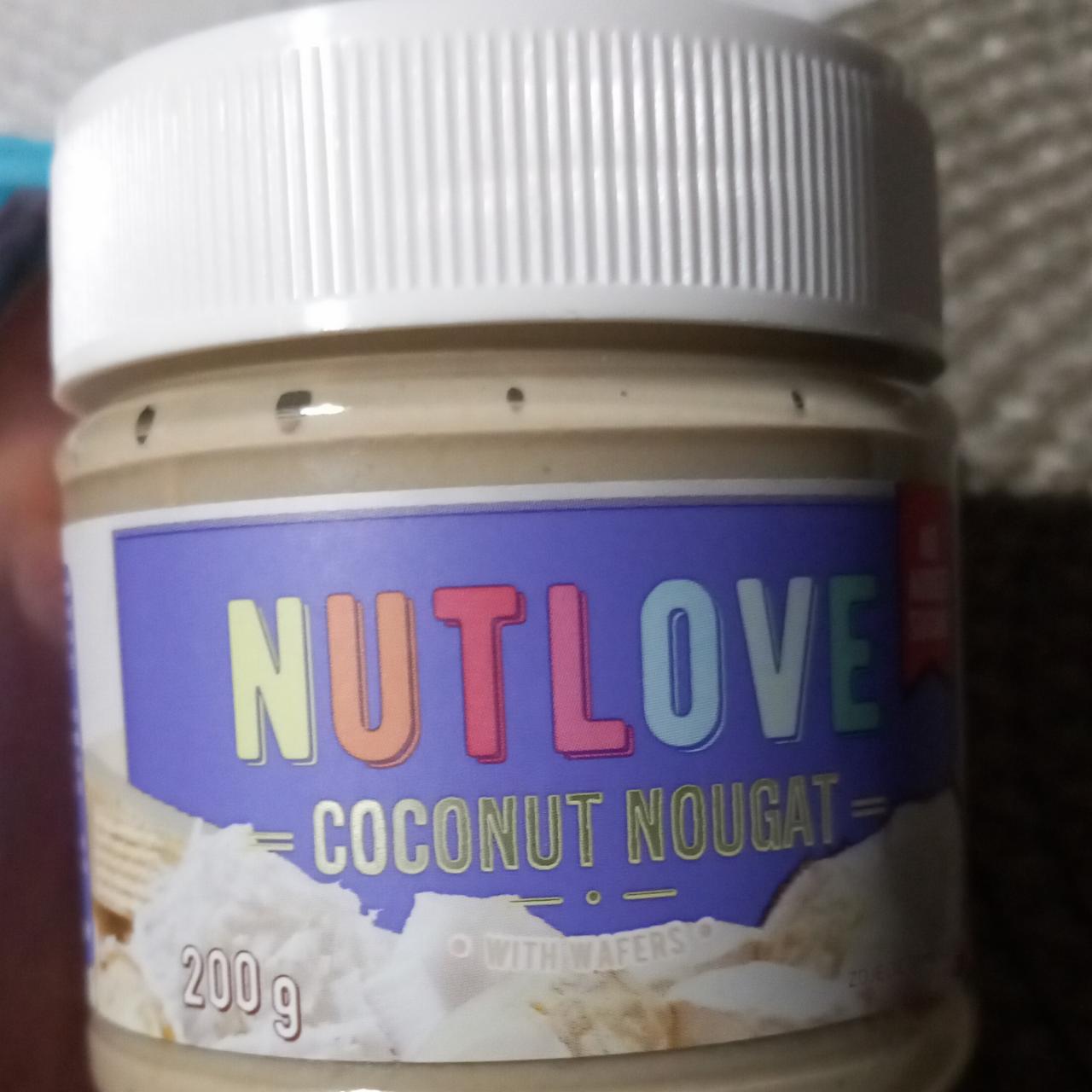 Zdjęcia - Nutlove coconut nougat with wafers