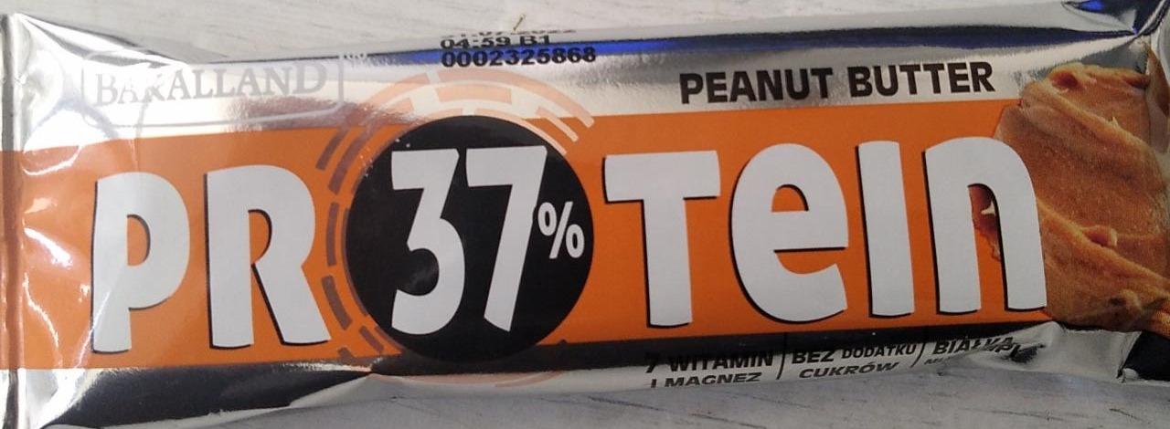 Zdjęcia - Protein 37% Bar Peanut Butter Bakalland