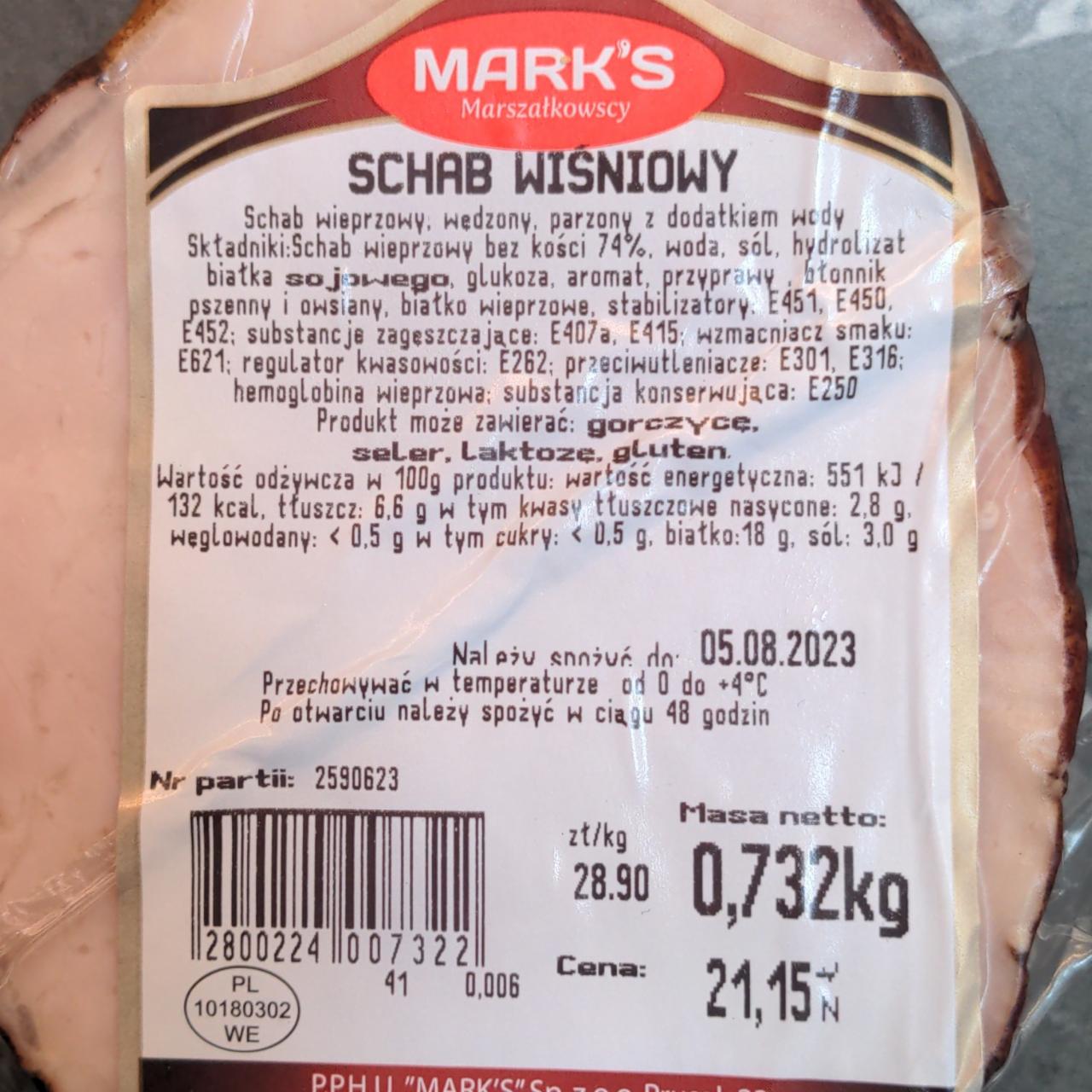 Zdjęcia - Schab wiśniowy Mark's