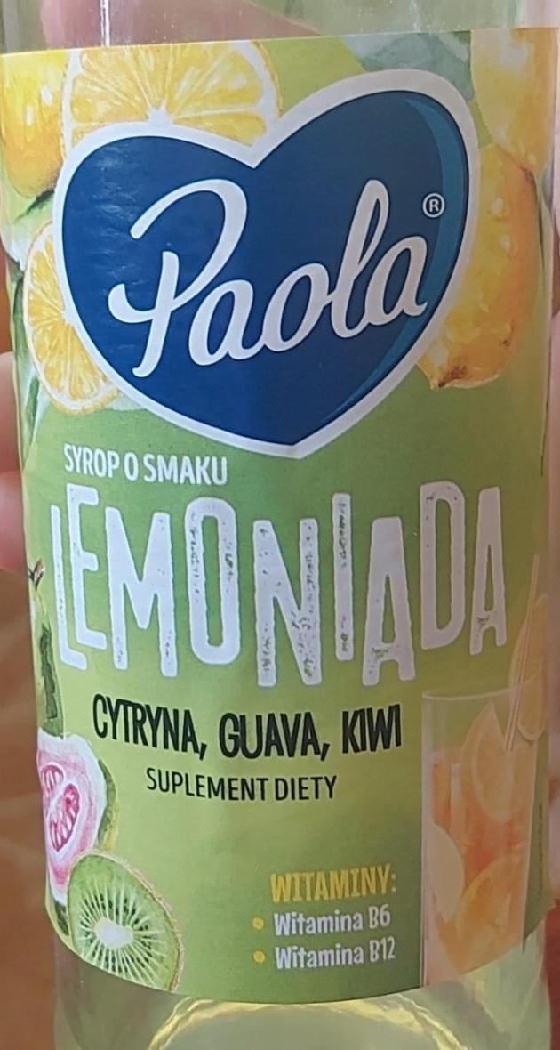 Zdjęcia - Syrop o smaku lemoniady cytryna, guava, kiwi Paola