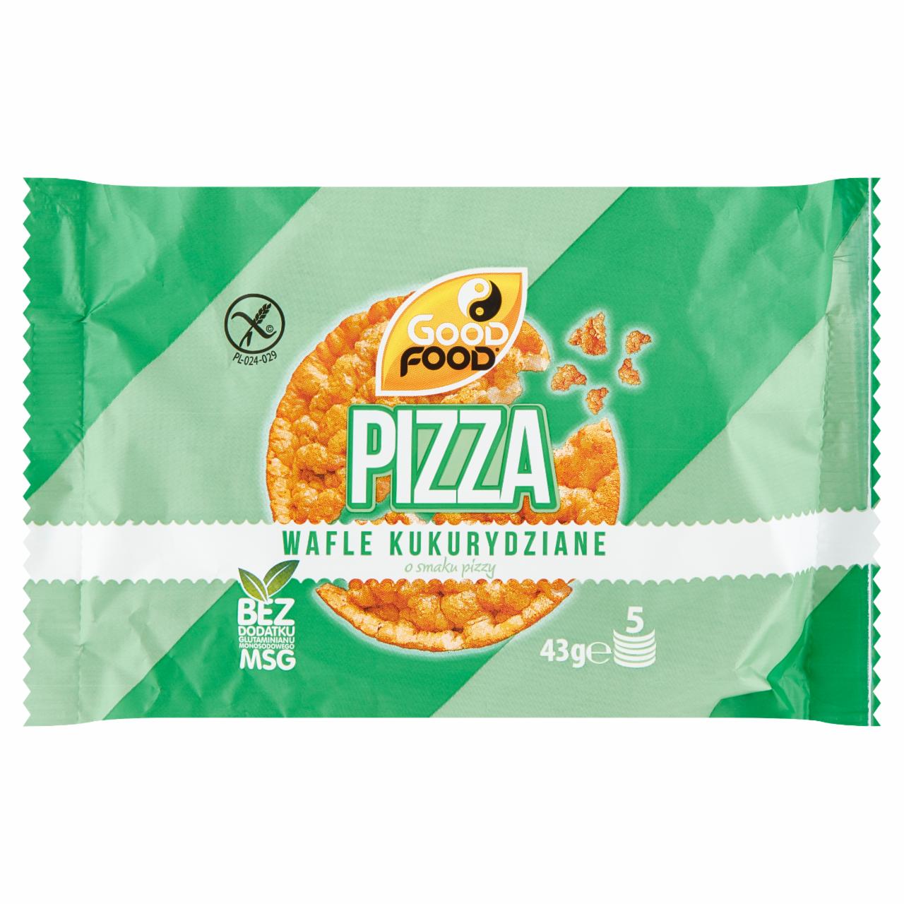 Zdjęcia - Good Food Wafle kukurydziane o smaku pizzy 43 g (5 sztuk)