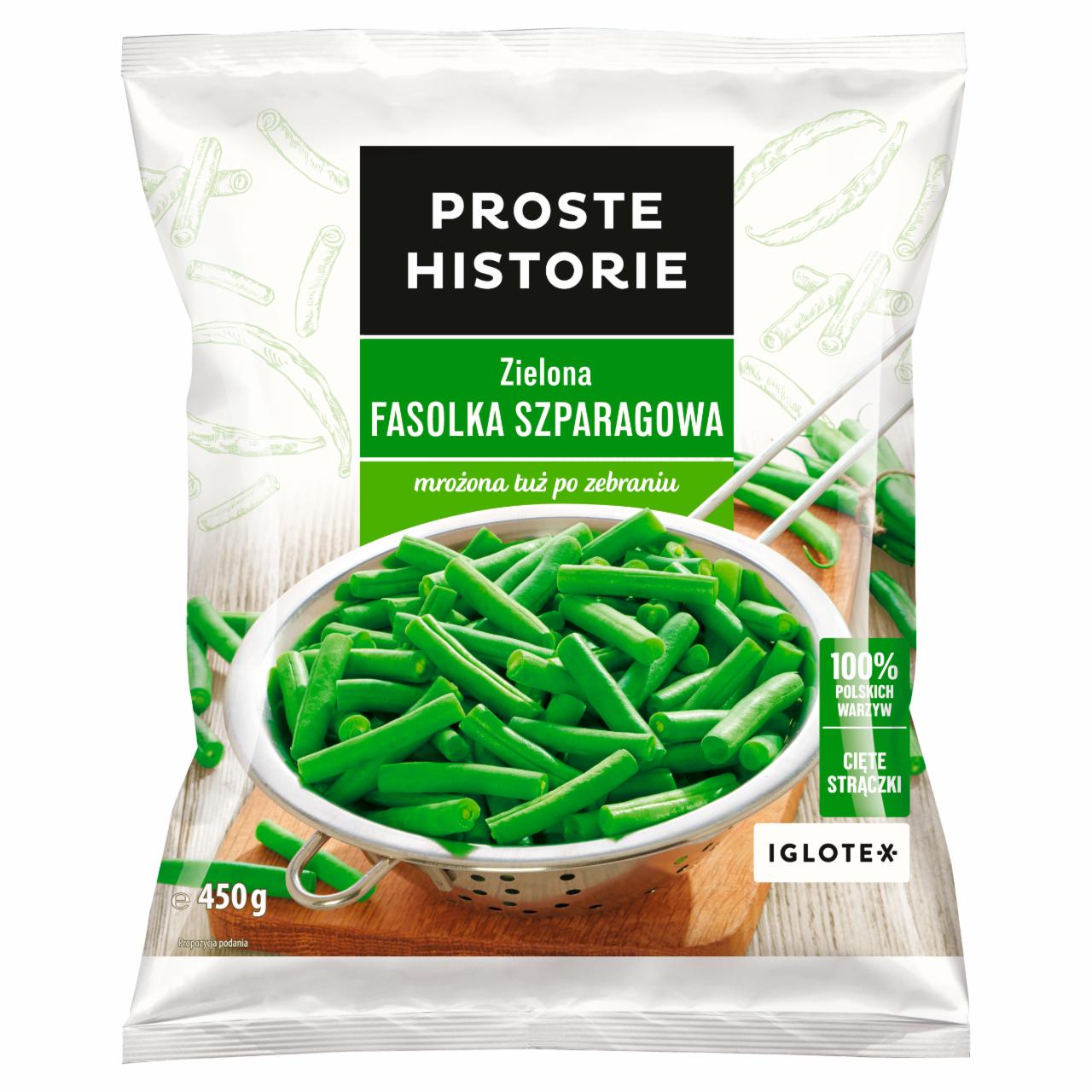 Zdjęcia - Proste Historie Zielona fasolka szparagowa 450 g