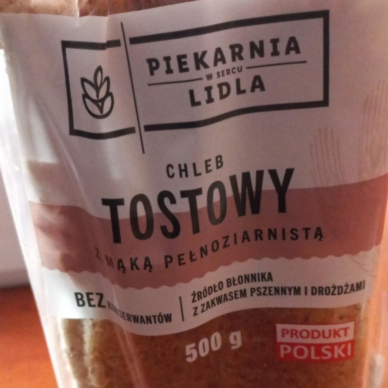 Zdjęcia - Chleb tostowy z mąką pełnoziarnistą Piekarnia Lidla