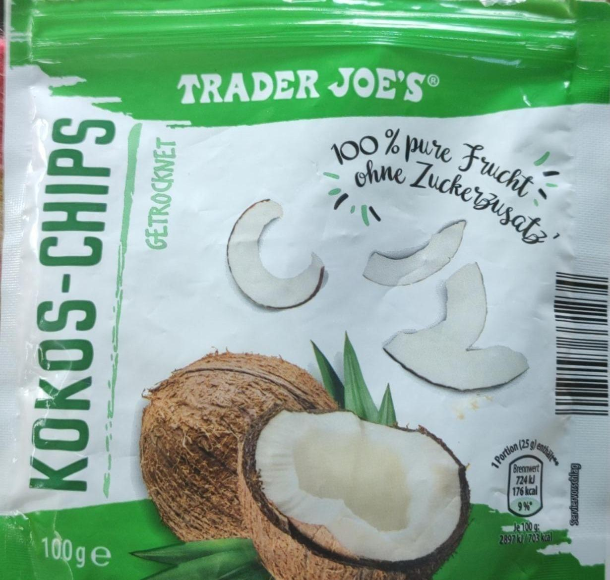 Zdjęcia - chips kokos Trader Joe's