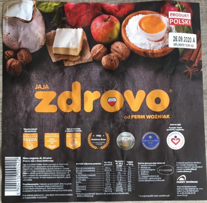 Zdjęcia - Jaja Zdrovo M od Ferm Woźniak