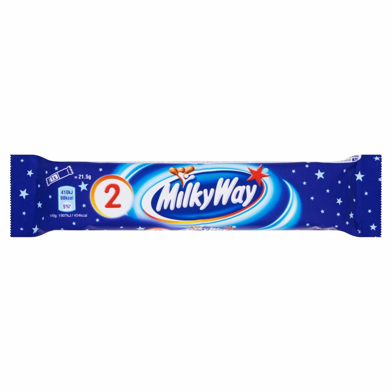 Zdjęcia - Milky Way Baton z białym nadzieniem oblany czekoladą 43 g (2 sztuki)