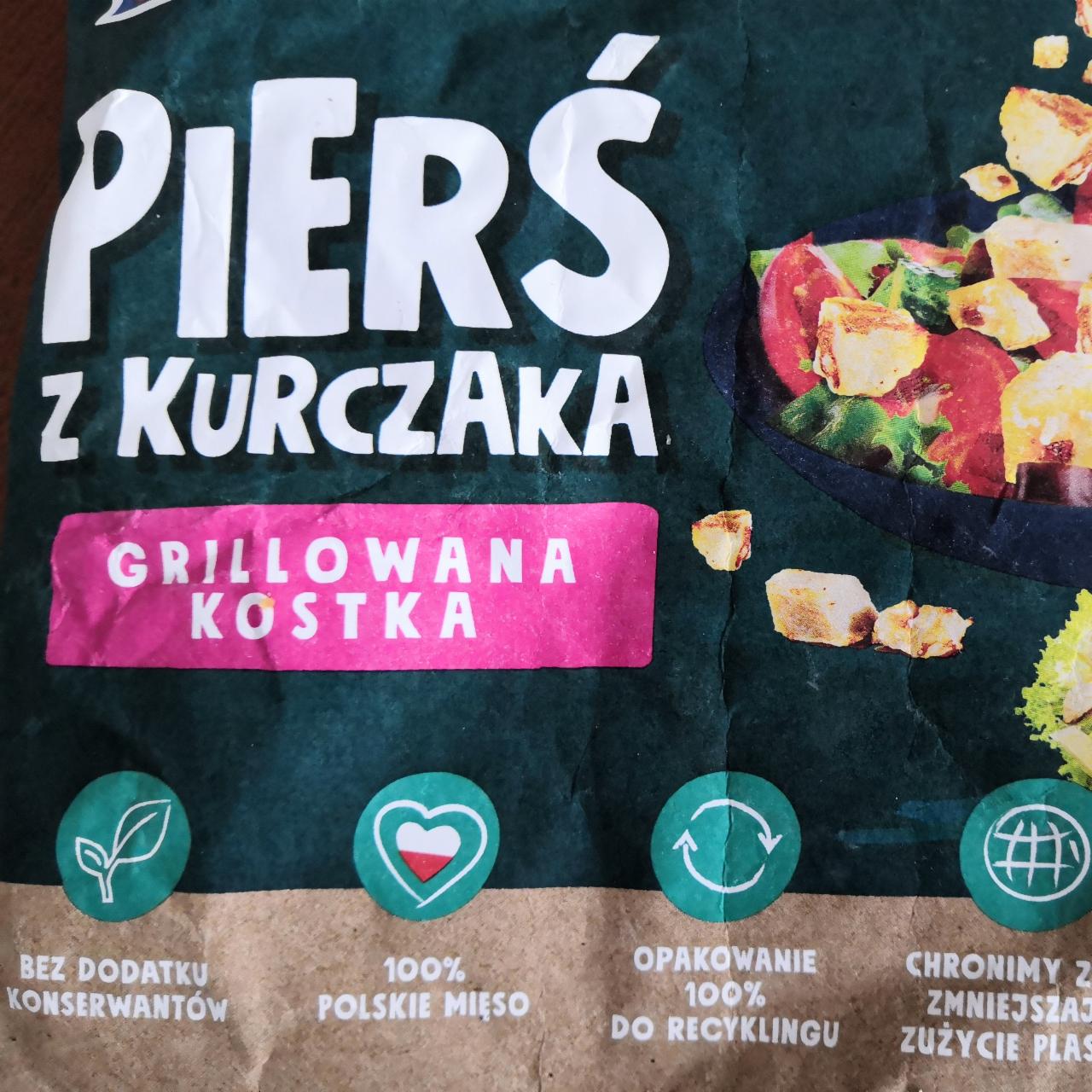 Zdjęcia - Pierś kurczaka grillowana kostka