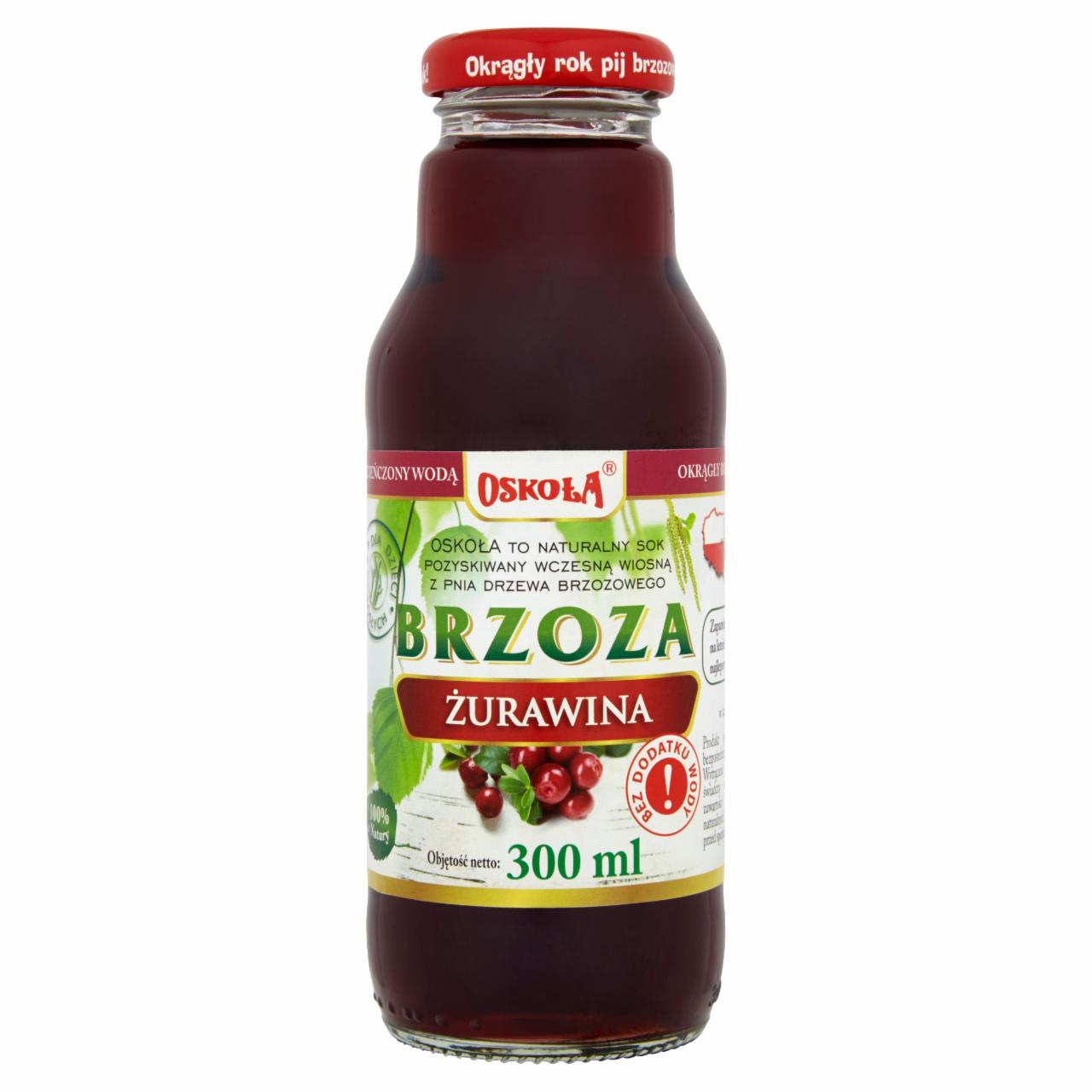 Zdjęcia - Oskoła Brzoza żurawina Naturalny sok 300 ml