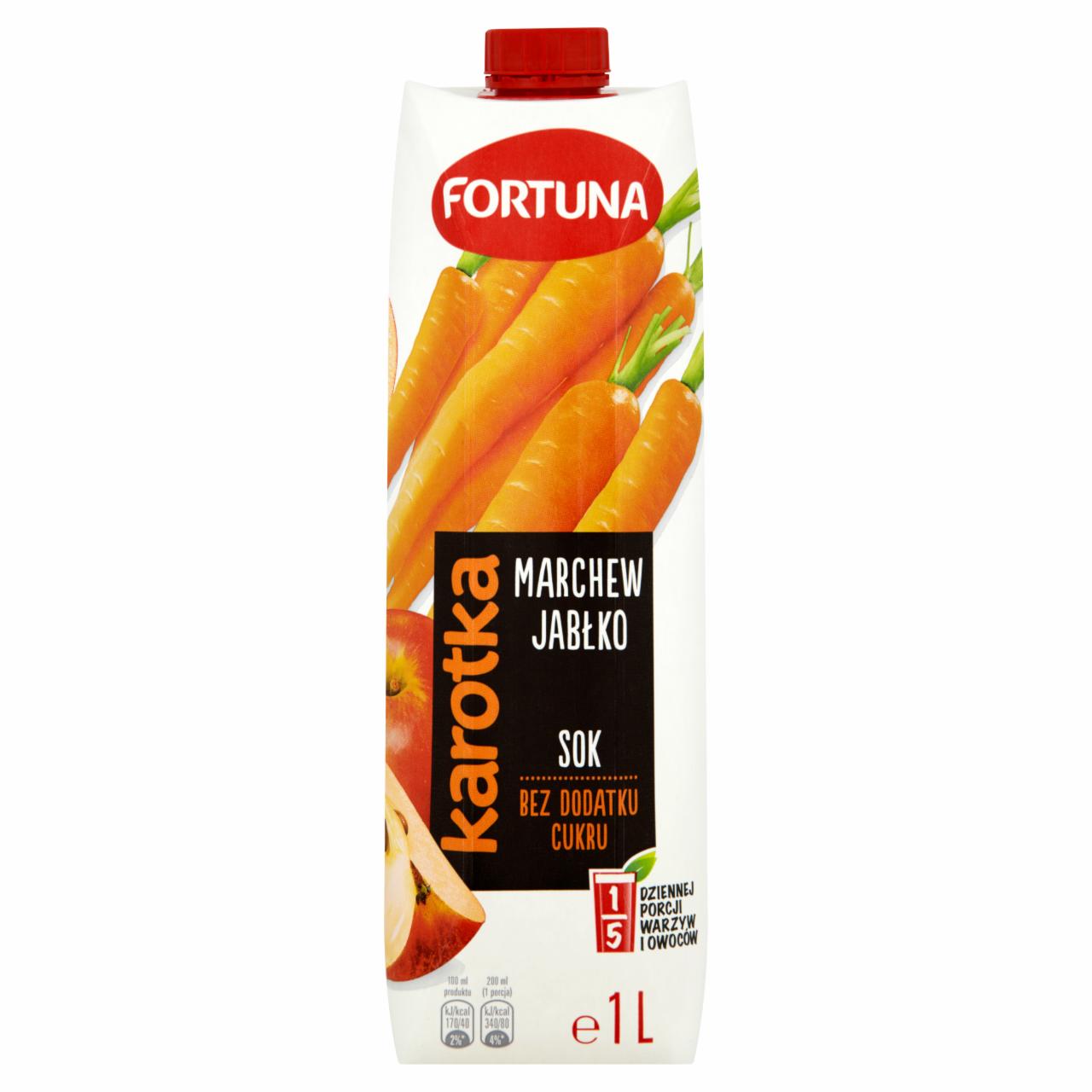 Zdjęcia - Fortuna Karotka Marchew jabłko Sok 1 l