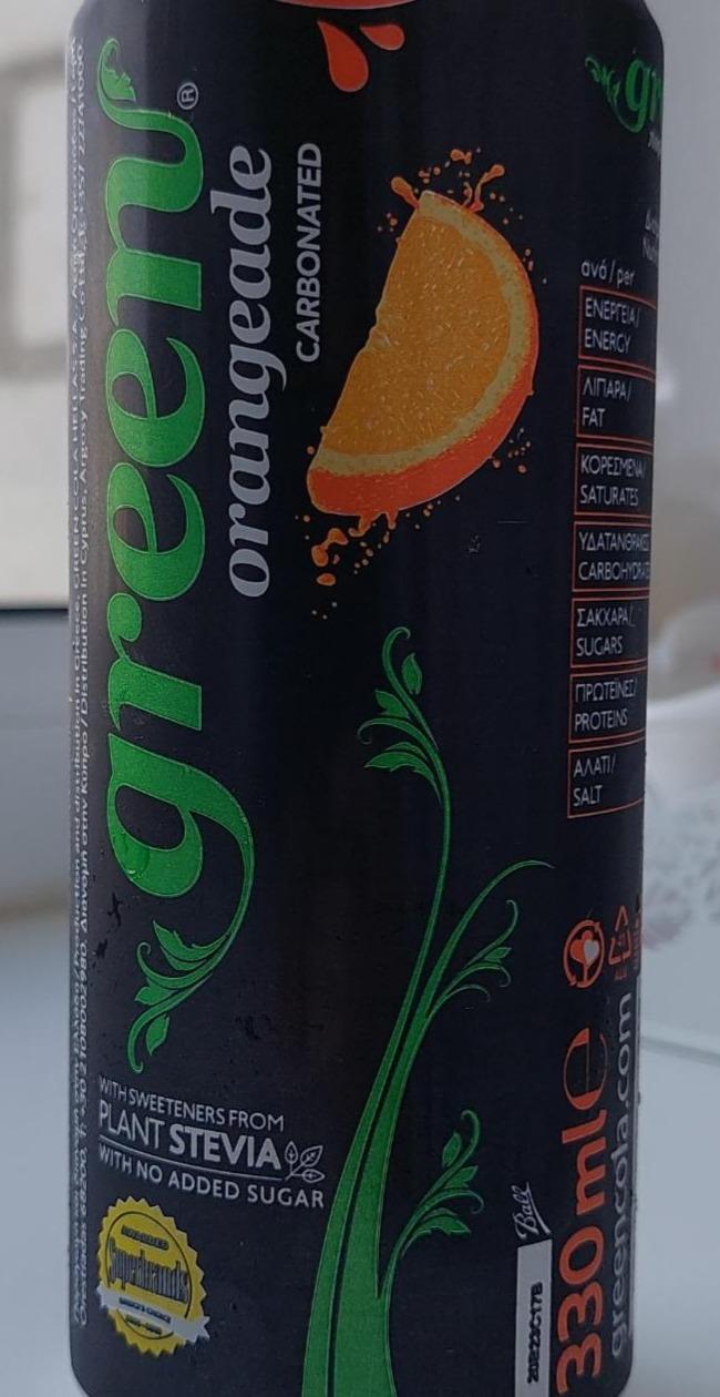 Zdjęcia - Green Orangeade Napój gazowany 330 ml