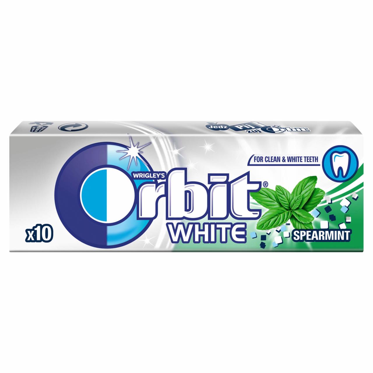 Zdjęcia - Orbit White Spearmint Guma do żucia bez cukru 14 g (10 sztuk)
