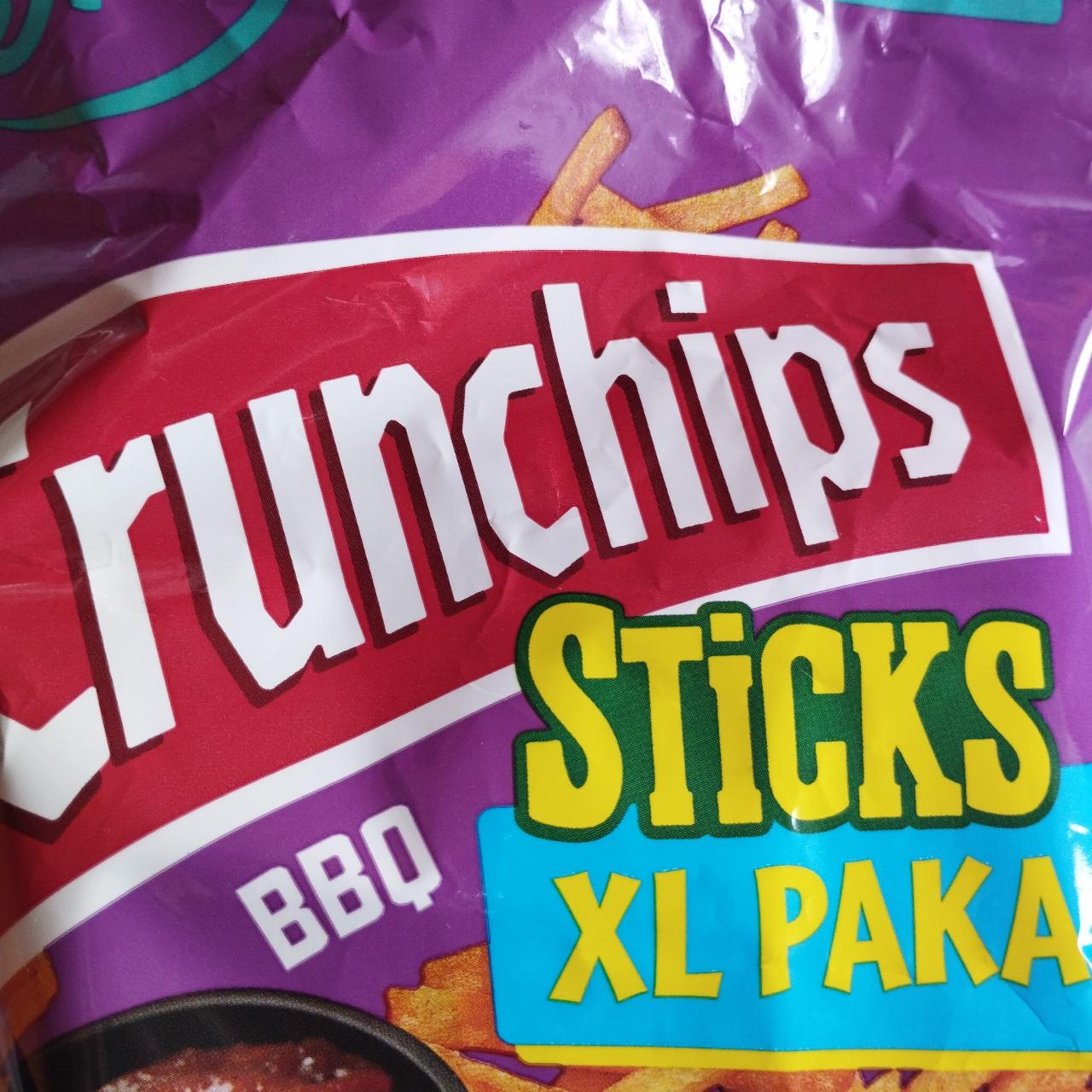Zdjęcia - Crunchips Sticks Chipsy ziemniaczane o smaku barbecue 110 g