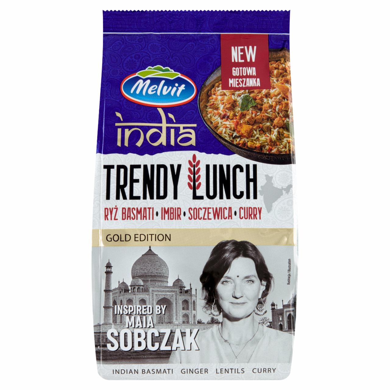 Zdjęcia - Melvit India Trendy Lunch ryż basmati imbir soczewica curry 300 g