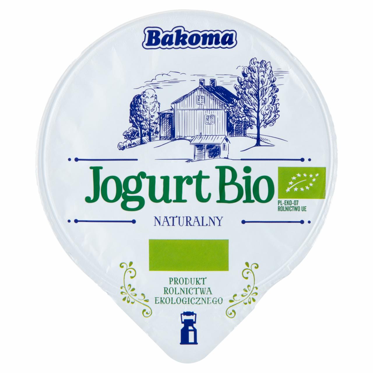 Zdjęcia - Bakoma Jogurt Bio naturalny 280 g