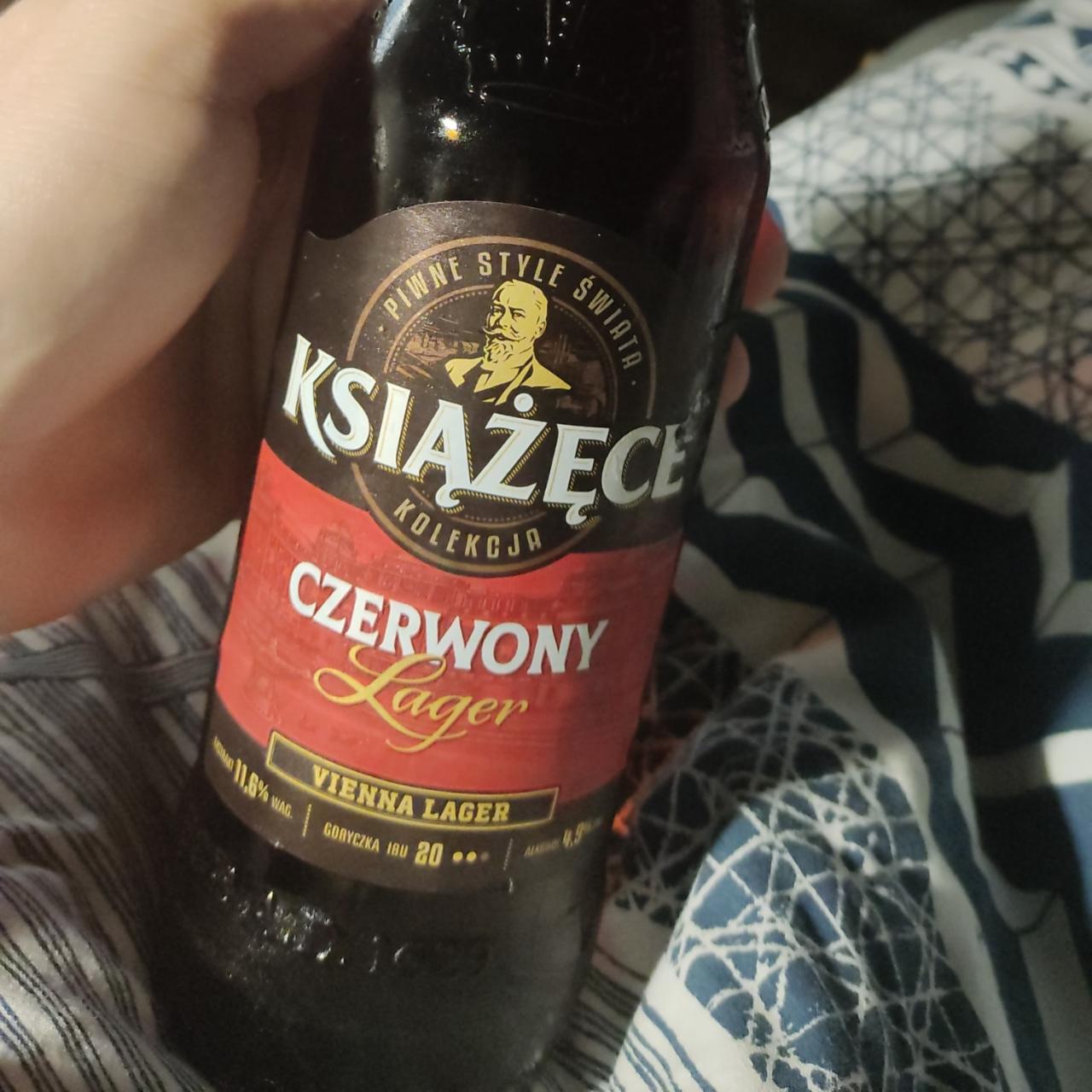 Zdjęcia - Piwo Czerwony Lager Książęce