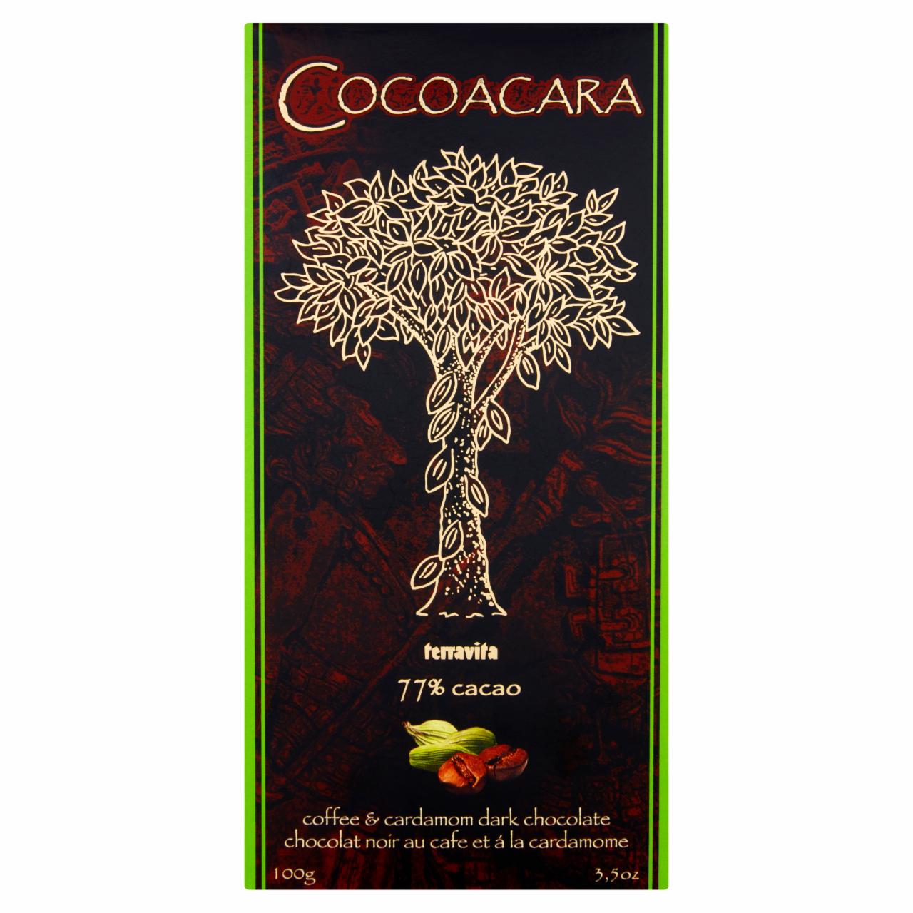 Zdjęcia - Terravita Cocoacara Czekolada gorzka z kawą i kardamonem 100 g