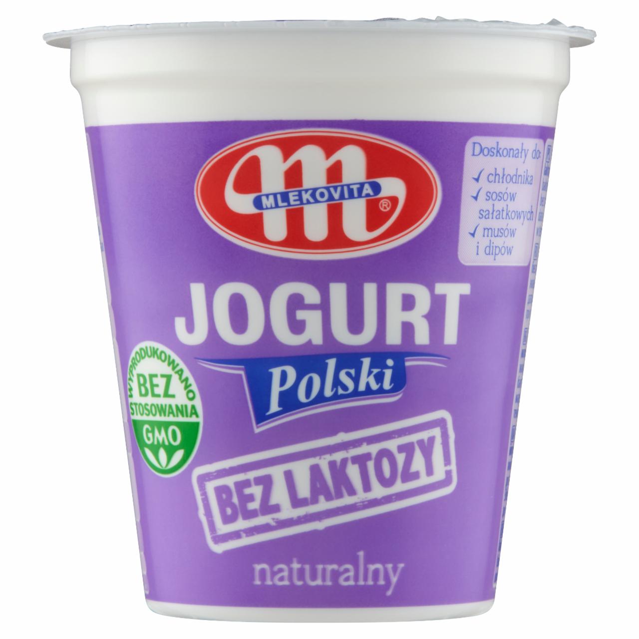 Zdjęcia - Mlekovita Jogurt Polski bez laktozy naturalny 150 g